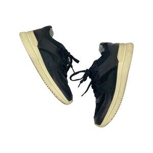 O By Everlane The Trainer Black Suede Sneakers Shoes Womens 5.5 / Mens 3.5